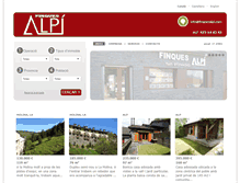 Tablet Screenshot of finquesalpi.com